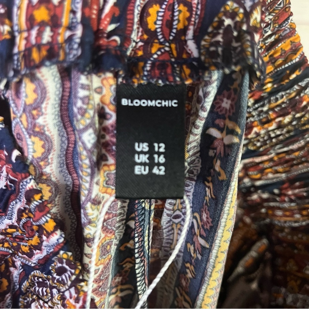 Bloomchic New Boho Striped Split Jogger Pants Siz… - image 3